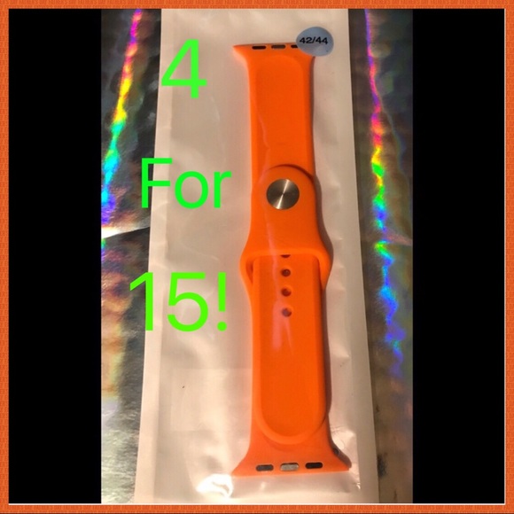✅NEW✅ Orange Apple Watch band✅ - Picture 3 of 3